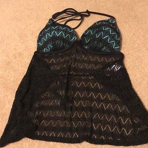 Swimsuit mesh top